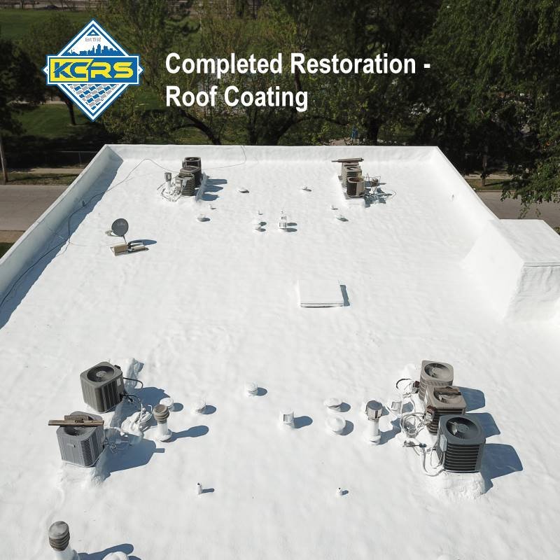 Roof Restoration - Completed Roof Coating