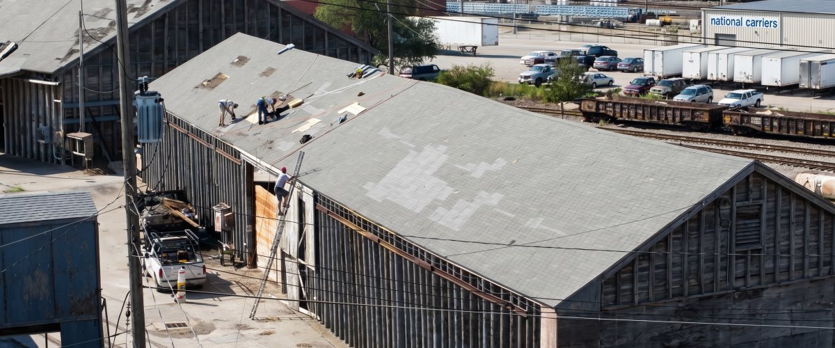 Storm Damage Roof Repair – Industrial Facility